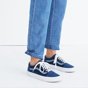 Madewell x Vans denim low top
